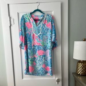Lilly Pulitzer Dress XS, Seaside Multicolor Beach Print